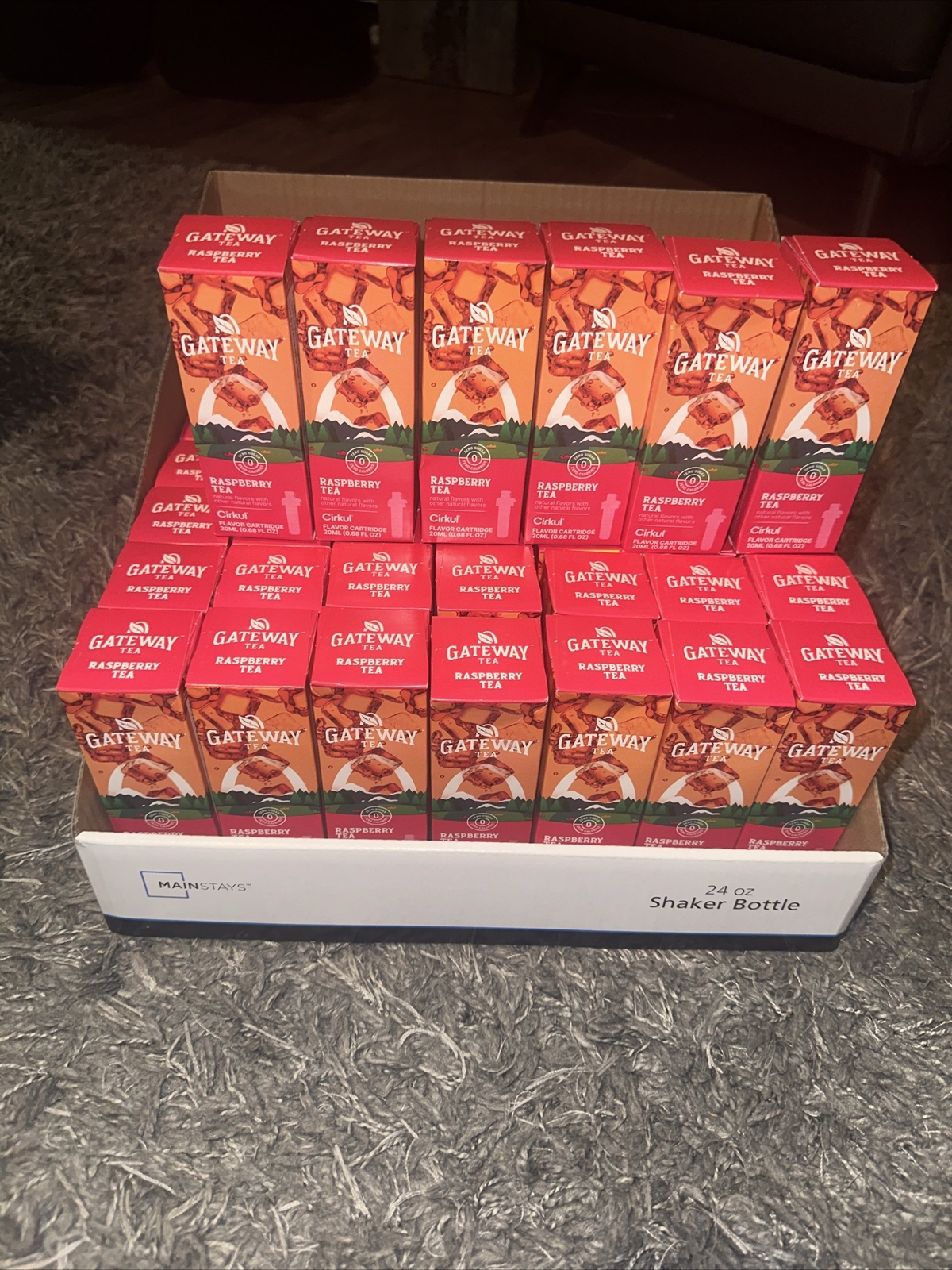 Lot of 55 Cirkul Gateway Raspberry Tea Flavor Drink Mix CARTRIDGES Exp