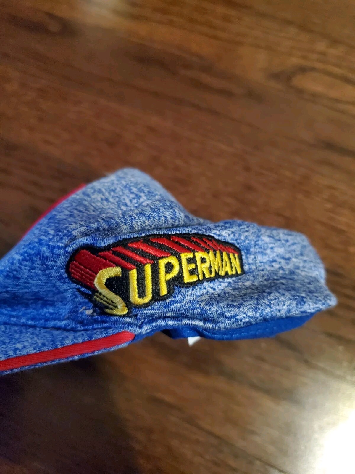 Superman Logo Distorted Background Snapback Adjus… - image 2