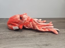 Ty Beanie Babies Retired Wiggly the Red Octopus Beanie Plush, 2000