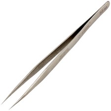 XYtronic SS-sa 4½" Stainless Steel Tweezer - Straight, Fine Points, Non-Magnetic