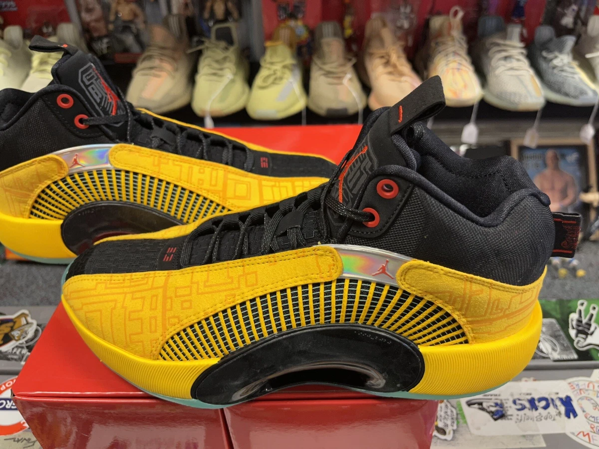 New Air Jordan 35 Dynasties 2020 Size 9 Rare Retro Authentic Yellow  Basketball | eBay