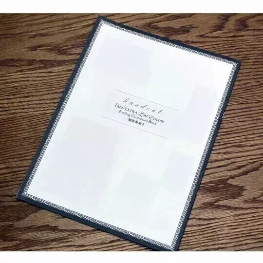 Fate EXTRA Last Encore Ending Illustration Art Book SH00306 A4 Size ...