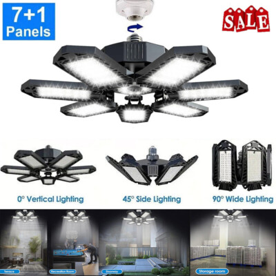 LED Garagenlicht Verformbar Garagenlampe Werkstatt Deckenleuchte Garagen Licht