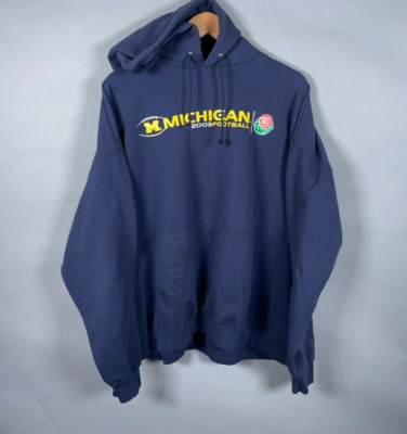 VTG Champion Michigan Wolverines 2004 Rose Bowl Hoodie Adult 2XL