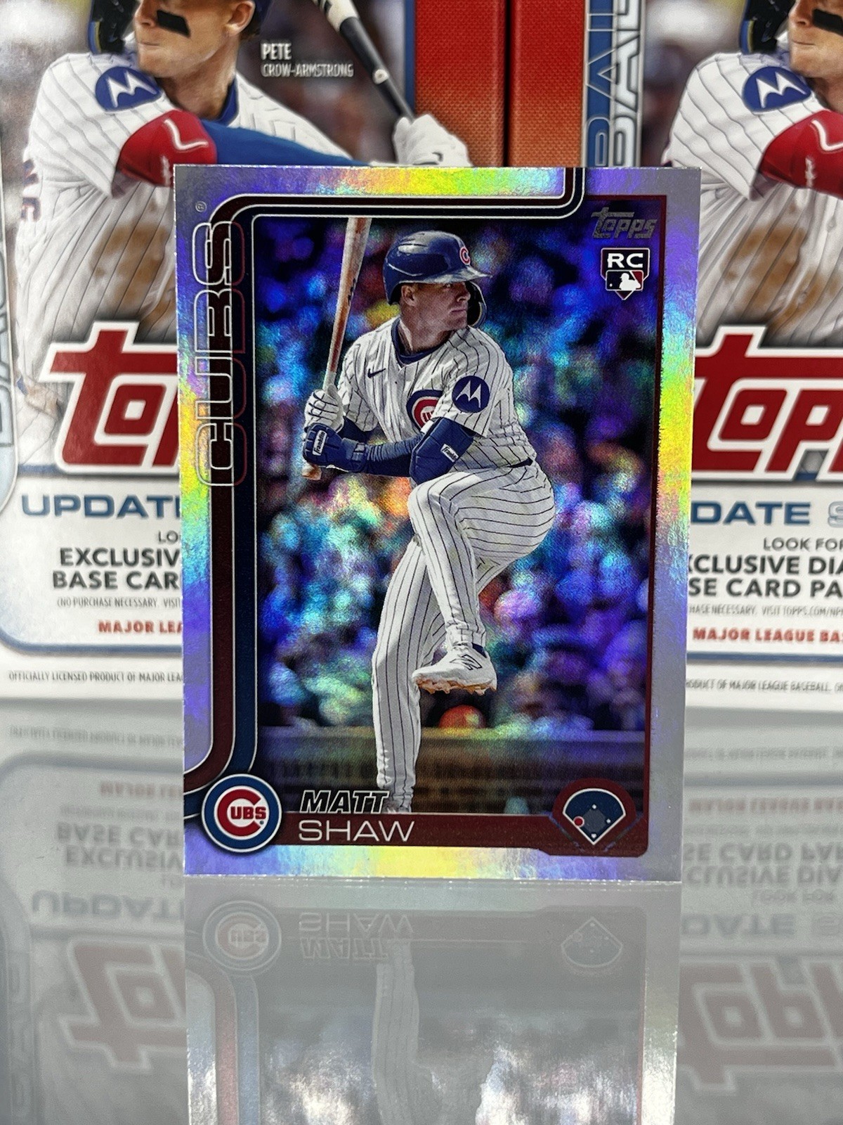 2025 Topps Update Series - Matt Shaw Rainbow Foil US200 Cubs