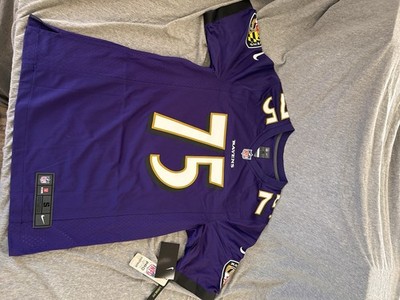 Baltimore Ravens Jonathan Ogden #75 On Field Nike Jersey Small