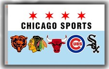 Chicago Sports Team Home Decor Flag 3x5ft 90x150cm Souvenir Best Custom Banner