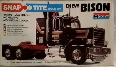 Monogram Chevy Bison 1:32 Plastic Snap-Together Unassembled Truck Model Kit 1201