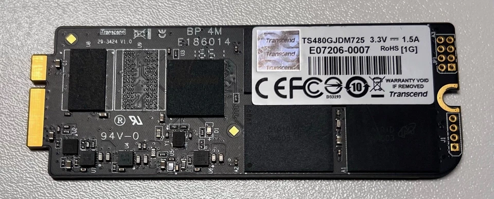 Transcend JetDrive 725 480GB Upgrade Kit SSD für Apple MacBook Air TS480GJDM725