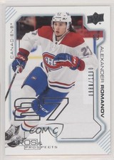 2020 Extended Series UD Pros and Prospects Rookies /1000 Alexander Romanov zq9