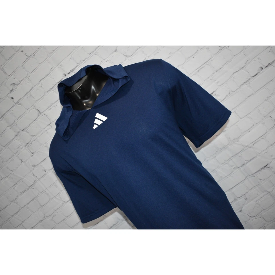 Adidas Gimnasio Sudadera con Capucha Camisa Entrenamiento Para Hombres Talla 2XL Rendimiento Poliéster Azul Foto 2 de 4