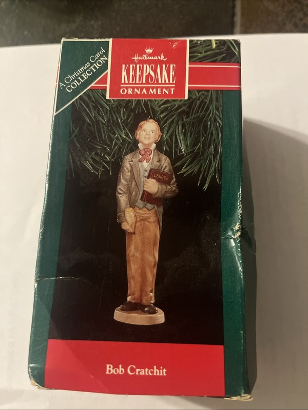 Hallmark Keepsake Ornament “Bob Cratchit” Hand Painted 1991 Christmas