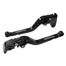 Long Black Clutch & Brake Levers Triumph 1200 / Speed Twin / Thruxton R + More