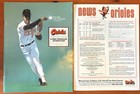 Vintage 1990 Baltimore Orioles Official Game Program/Scorecard Cal Ripken Insert — photo 7