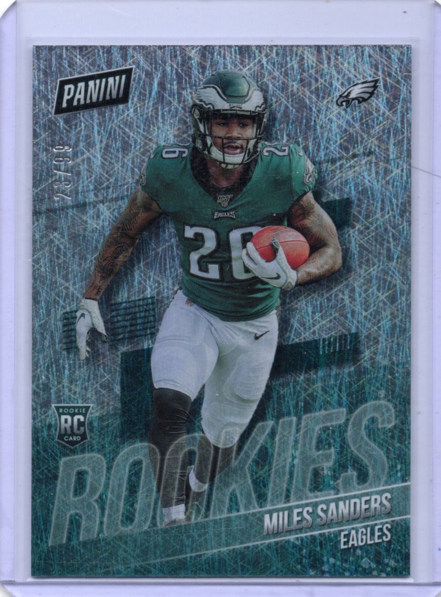 2019 Panini The National - Miles Sanders #RC18 (RC) /75 Philadelphia Eagles