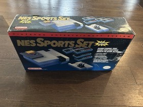 Original Nintendo NES Sports Set Box and Styrofoam Only Authentic *No Console*