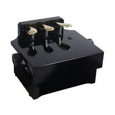 Adjustable Piano Pedal Extender Bench, Wood Piano Foot Pedal,Design with 3 Pe...