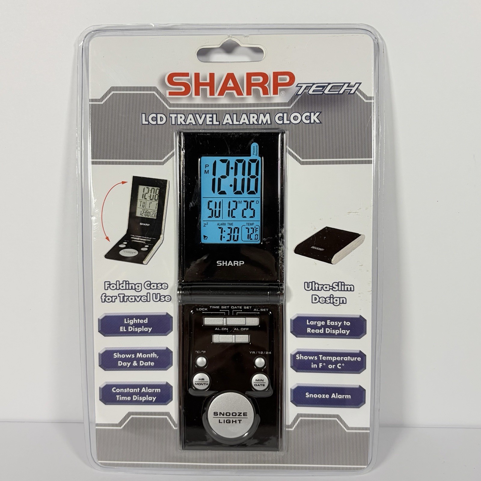 Sealed Lighted Display Temp F/c