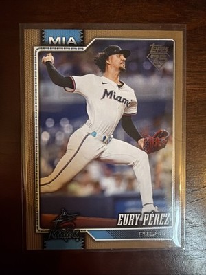 2026 Topps Series 1 Eury Perez Marlins /2026 Gold