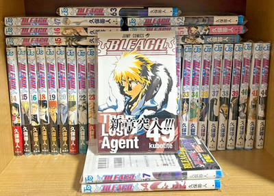 ALL OBI/1st Print Edition BLEACH Comic Japanese Manga Vol.14-67 37book Very Rare