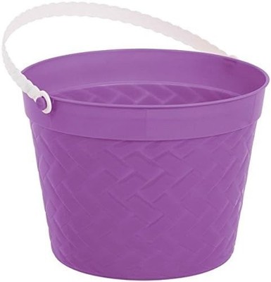 Amscan Egg-Stra Special Easter Party Weave Design Bucket Favour, Purple, Plastic