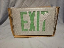 EXIT Sign-Metal Casing Solid Made Heavy Never Used