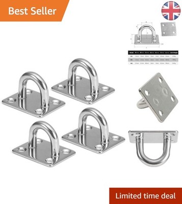 Vielseitige 304 Edelstahl Augenplatten - Ideal für Marine, Fitnessstudio und Heimgebrauch