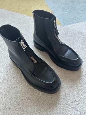 Givenchy Padlock Ankle Calf Leather Boots NEW size 40 BLACK 