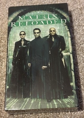 The Matrix Reloaded (VHS, 2003) Keanu Reeves Warner Watermark SEALED! NEW!