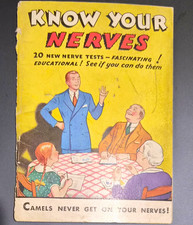 1934 Camel Cigarettes Know Your Nerves Booklet R.J. Reynolds Tobacco Advertising