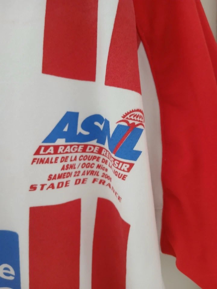 maillot de foot vintage as Nancy finale coupe de la ligue 2006 marque baliston - Photo 2/3