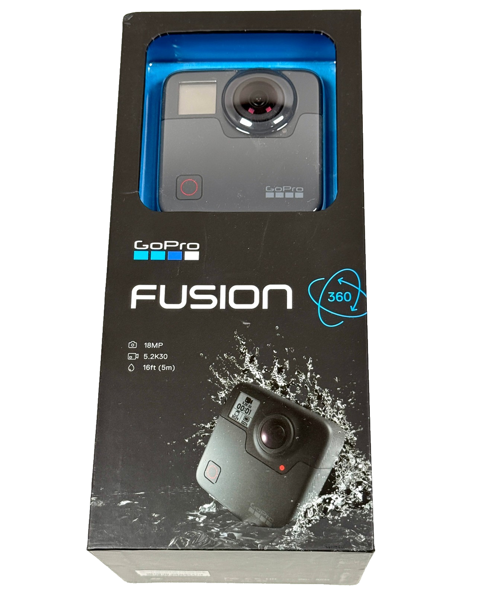 GoPro Fusion 360 Action Camera with SD Cards and Battery Case