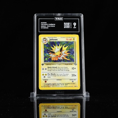 Jolteon (1st Edition) graded TAG 9 for sale on eBay
