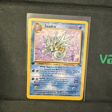Pokemon TCG Seadra Fossil 1st Edition 42/62 Regular LP.