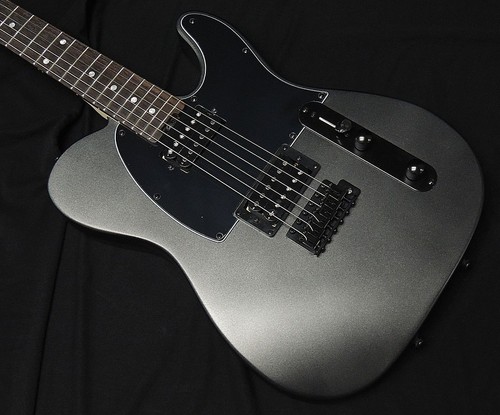 SCHECTER OL-PT-2H-VTR SBKM Telecaster Type Satin Black Metallic Electric Guitar - Picture 2 of 6