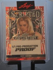 2024 Leaf MIRA SORVINO Red Crack Ice Pre-Production Proof card Pop Century  #1/1