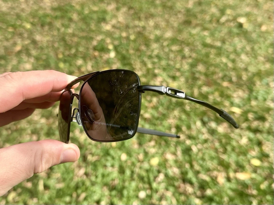 Oakley Deviation Satin Black Polarized Sunglasses Including Case - Image 2 of 4