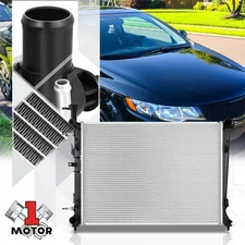 Aluminum Core Cooling Radiator OE Style for 10-13 Kia Forte Koup 2.0L/2.4L 13132