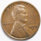 1929-D Extremely Fine (XF) Lincoln Wheat Penny Cent, Denver Mint