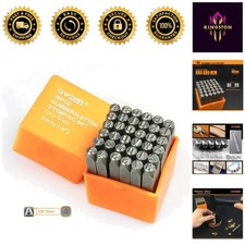 Jewelry Craft Essential: 36Pcs Metal Stamping Set in Sturdy Plastic Case - 3mm