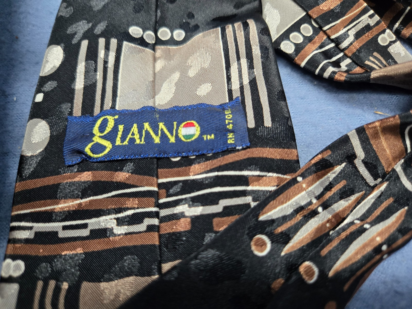 Gianno Geometric Ties 100% Polyester Designer Lot… - image 8