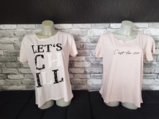 T-Shirts im Doppelpack, Gr. 40, rosa, mit sü...
