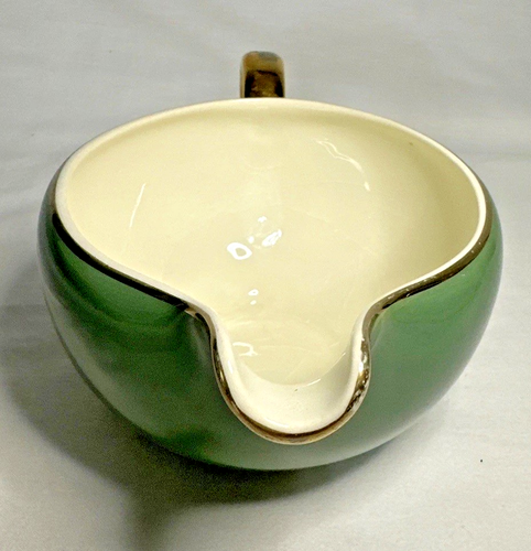 MCM Taylor Smith & Taylor Golden Wheat Green Soße Servierschale Vintage Goldrand - Bild 4 von 10