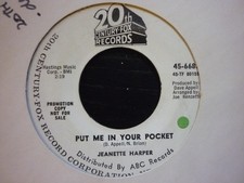 jeanette harper  pick me up...20th century wdj  orig 45.northern soul