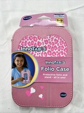 Vtech InnoTAB 3 Folio Case Pink w/ Hearts Model 80-213550