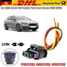 3pin PARKSENSOR STECKER Anschluss F&uuml;r Audi A1 A3 A4 A5 A6 A7A8 Q2 Q3 Q5 Q7 R8