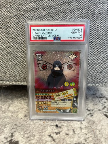 PSA 10 2006 Itachi Uchiha Akatsuki Naruto DCD DN133 - US Seller