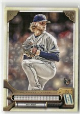 2022 TOPPS GYPSY QUEEN #91 SHANE BAZ MISSING NAMEPLATE TAMPA BAY RAYS RC