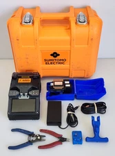 Sumitomo T-400S Active Clad Alignment Fusion Splicer FTTx Kit w/ FC-6S Cleaver