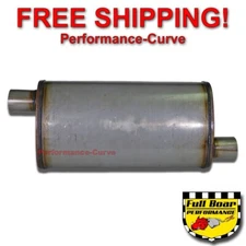 2.25" O/O Performance 18" Muffler MAX FLOW Stainless Steel 4x9 MF1265